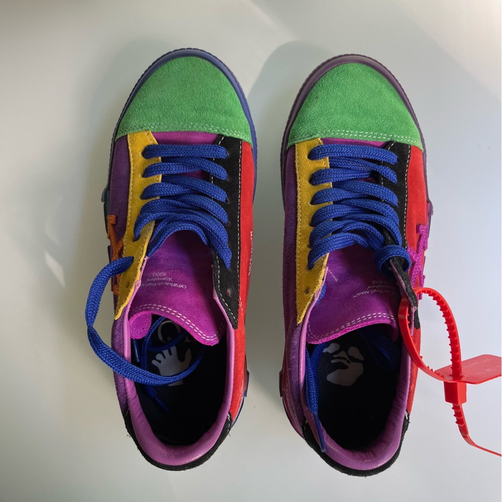 Off-White Multicolor Arrows Low Vulcanized Sneake… - image 3